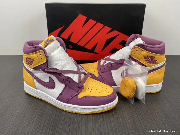 Kicked Out Shoe Store 555088-706 High 1 Brotherhood OG Air Jordan 0519